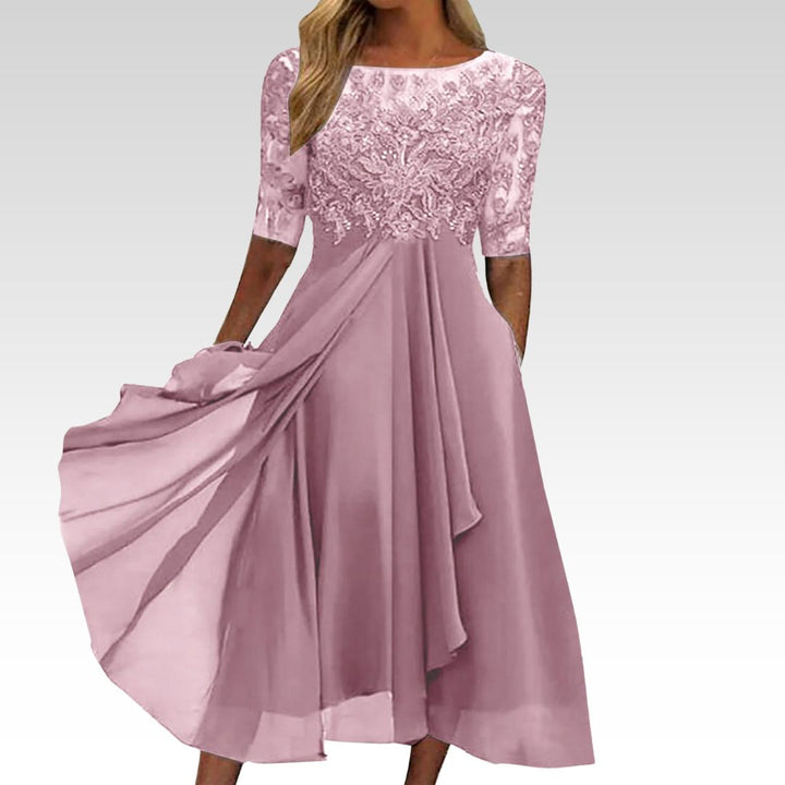 Puck™ - Elegant Midi Dress Made of Lace