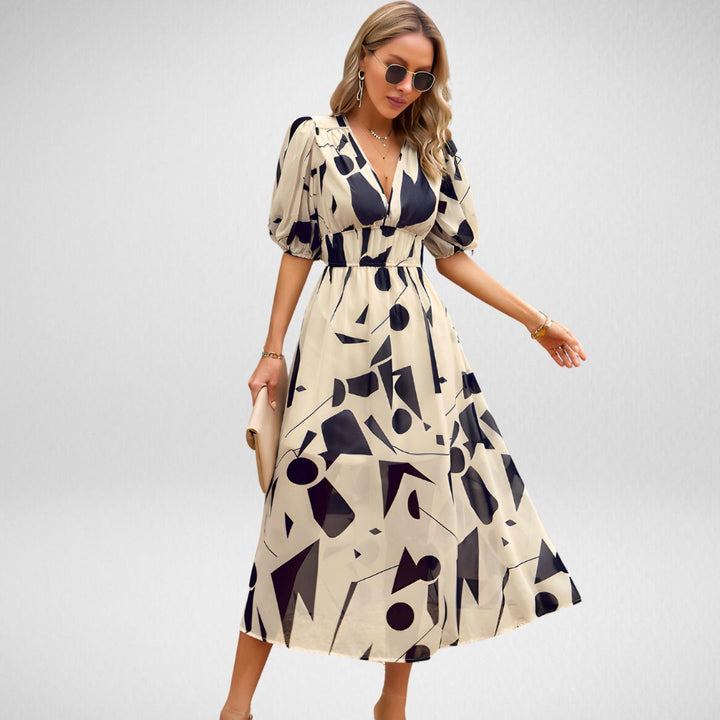 MONIA | CHARMING DRESS WITH V-NECK
