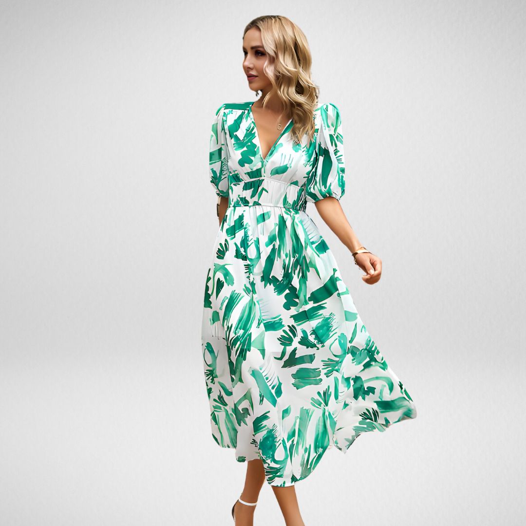 MONIA | CHARMING DRESS WITH V-NECK