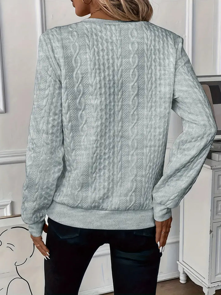 Amora Women's Soft Knit Sweater – Everyday Comfort & Casual Elegance