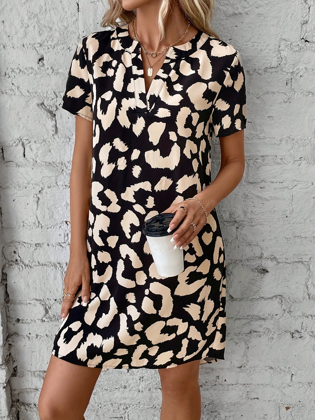 Jayla Summer Dress for Women – Lightweight Midi Polyester Dress with a Colorful Summer Look