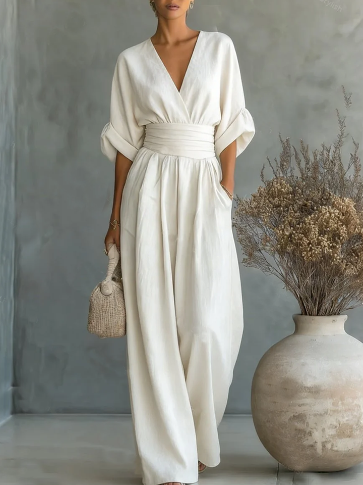 Sienna | Essential V-Neck Jumpsuit