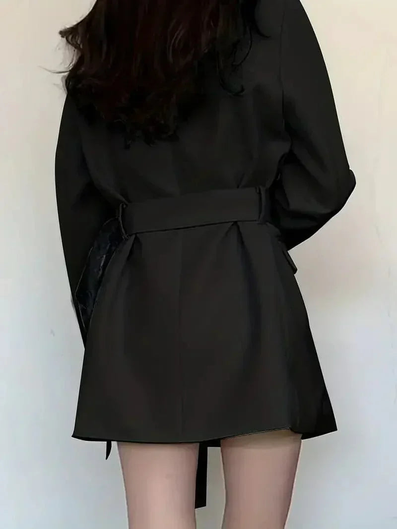 Nélia Blazer Dress for Women – Elegant Chic Tailored Dress with Long Sleeves for All Occasions