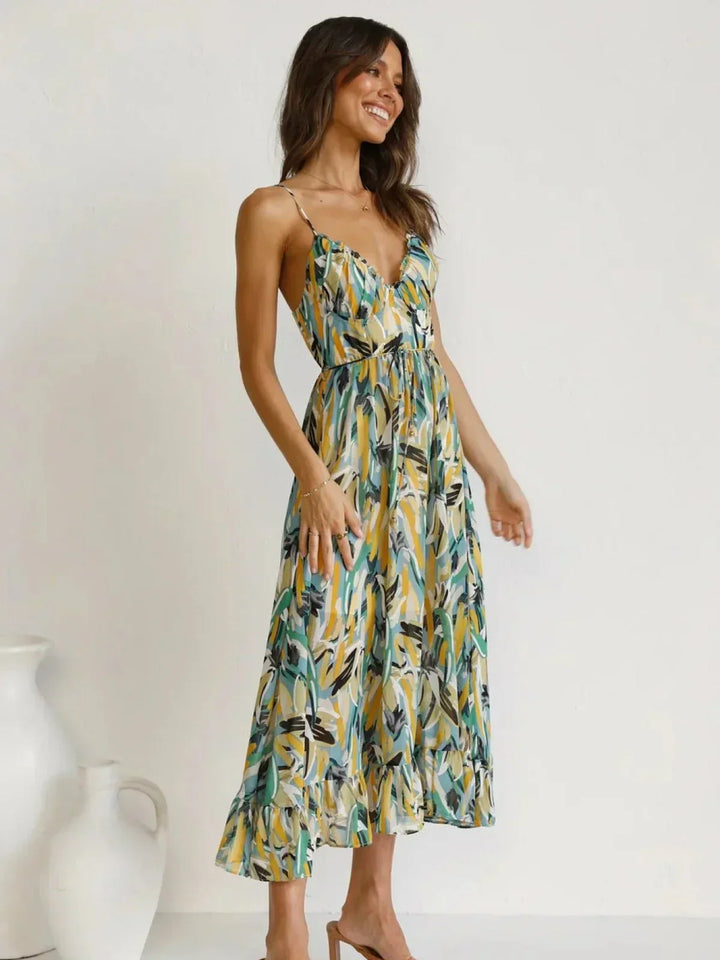 Chiara | Colorful Midi Dress Chiara