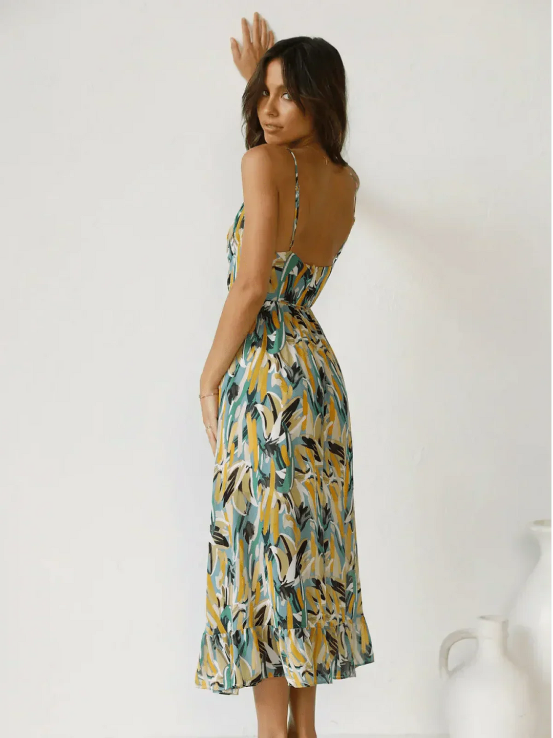 Chiara | Colorful Midi Dress Chiara
