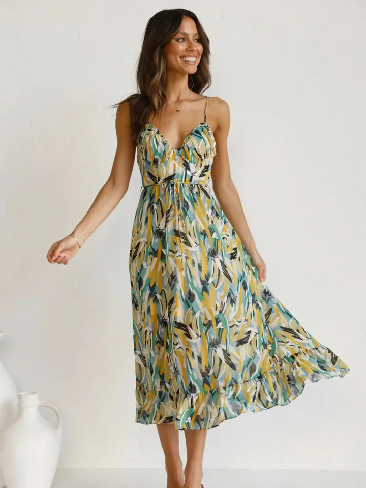 Chiara | Colorful Midi Dress Chiara