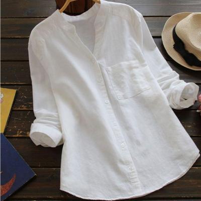 Aloyse Women's Shirt – Comfortable Breathable Linen-Cotton Blend & Relaxed Fit