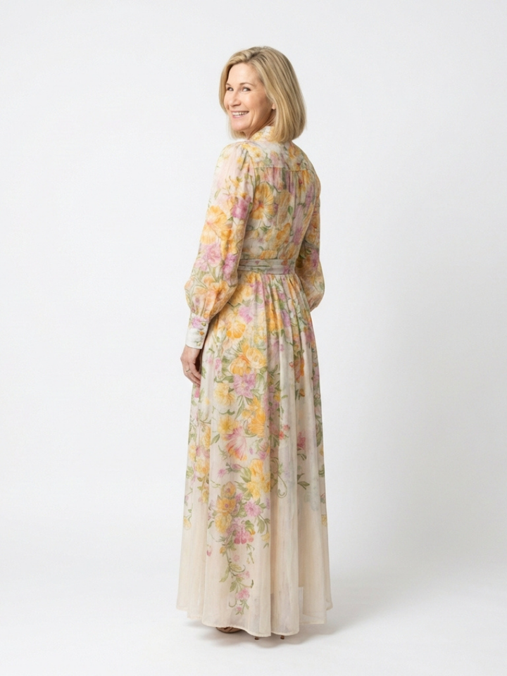 Felicity | Women's Floral Long Sleeve Maxi Dress