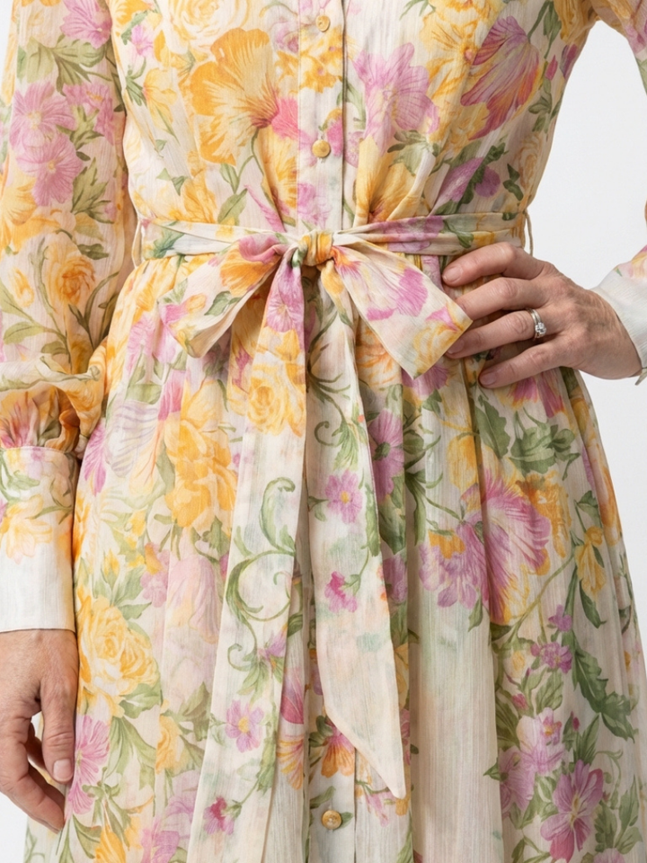 Felicity | Women's Floral Long Sleeve Maxi Dress