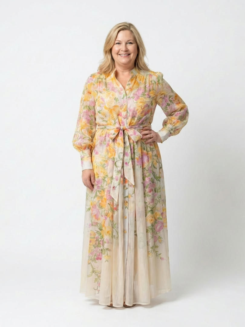Felicity | Women's Floral Long Sleeve Maxi Dress