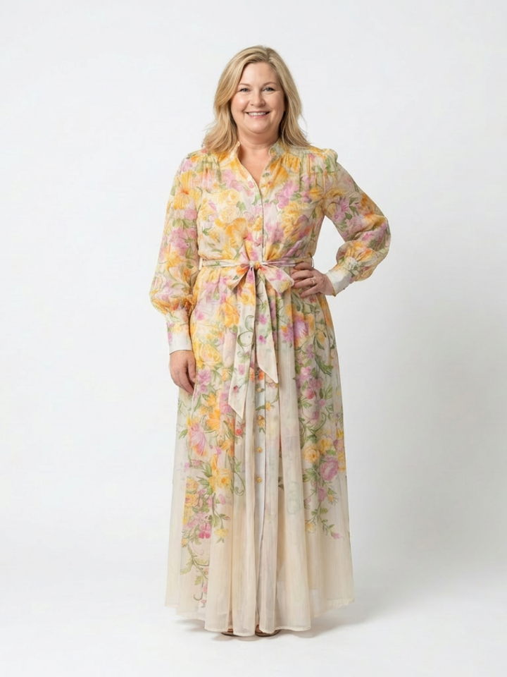 Felicity | Women's Floral Long Sleeve Maxi Dress