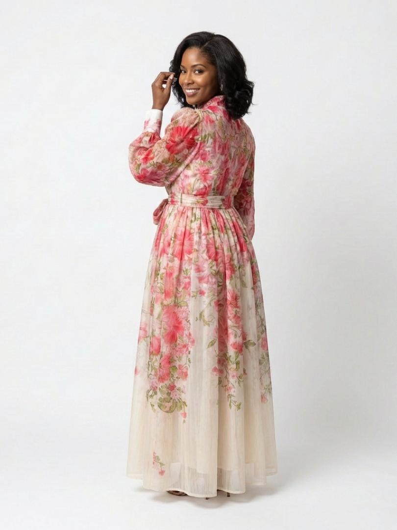 Felicity | Women's Floral Long Sleeve Maxi Dress