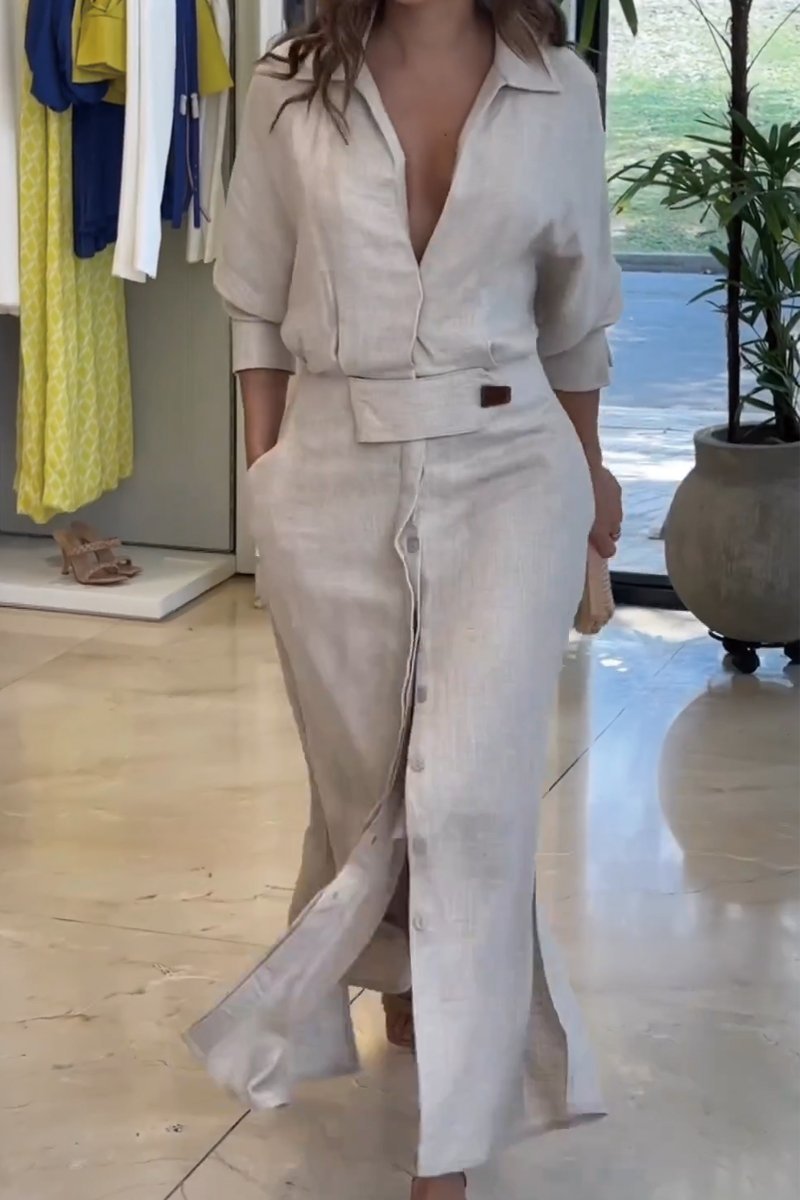 Jeanette | Linen Dress