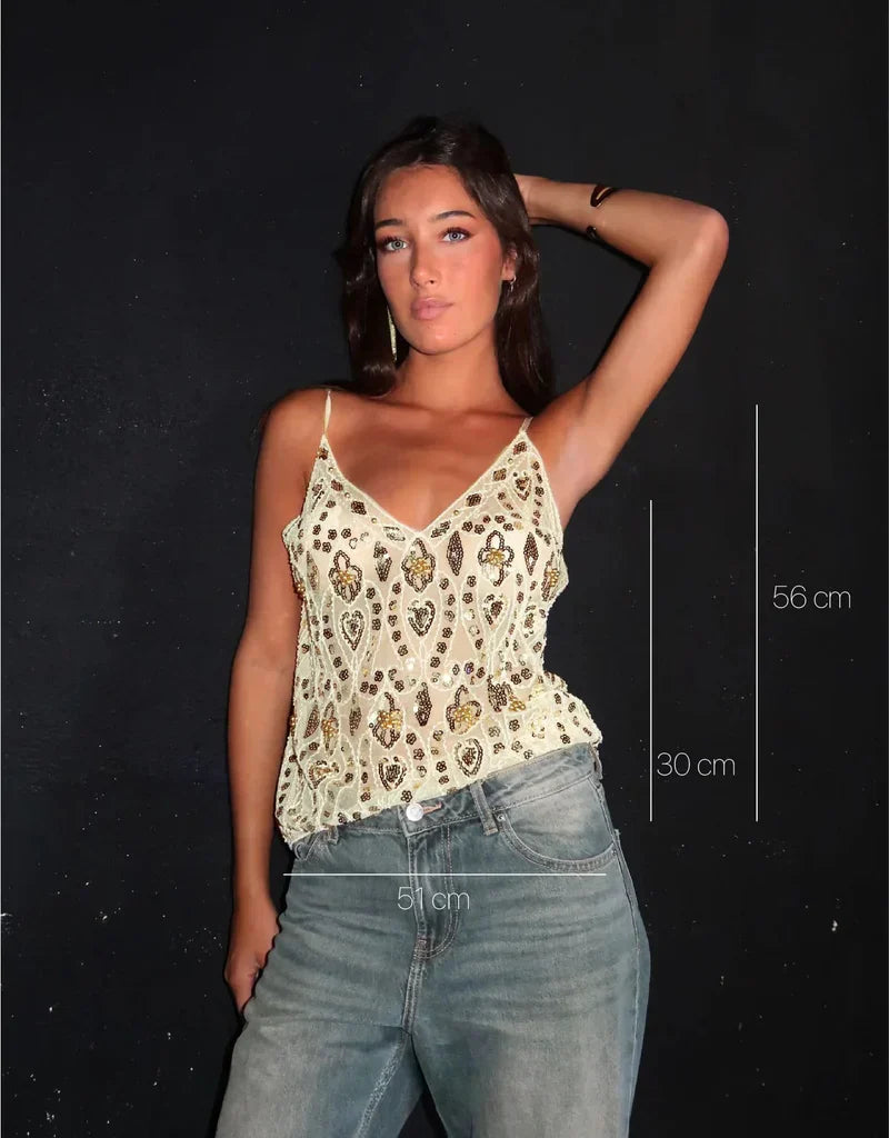 Kate Women's Top – Elegant Top Adorned with Luxurious Details and Comfortable Fit