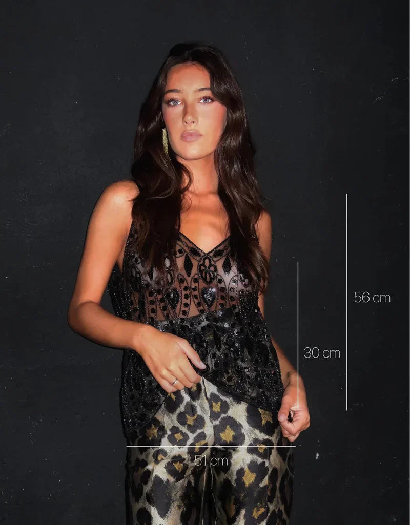 Kate Women's Top – Elegant Top Adorned with Luxurious Details and Comfortable Fit