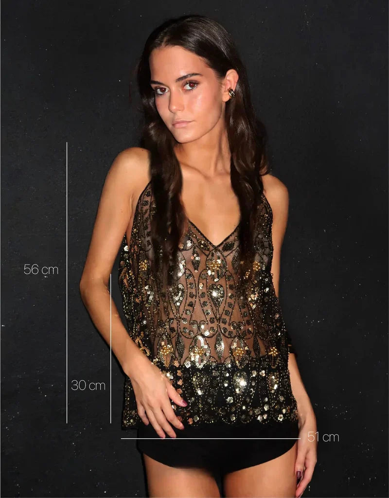 Kate Women's Top – Elegant Top Adorned with Luxurious Details and Comfortable Fit