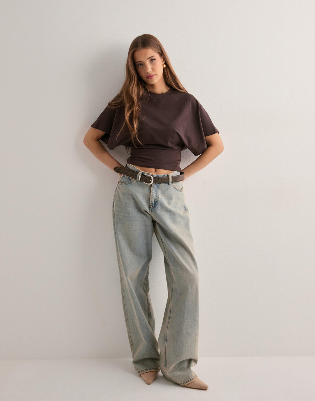 Isabelle Women's T-Shirt – Elegant T-Shirt with Flared Sleeves and Flattering Fitted Cut