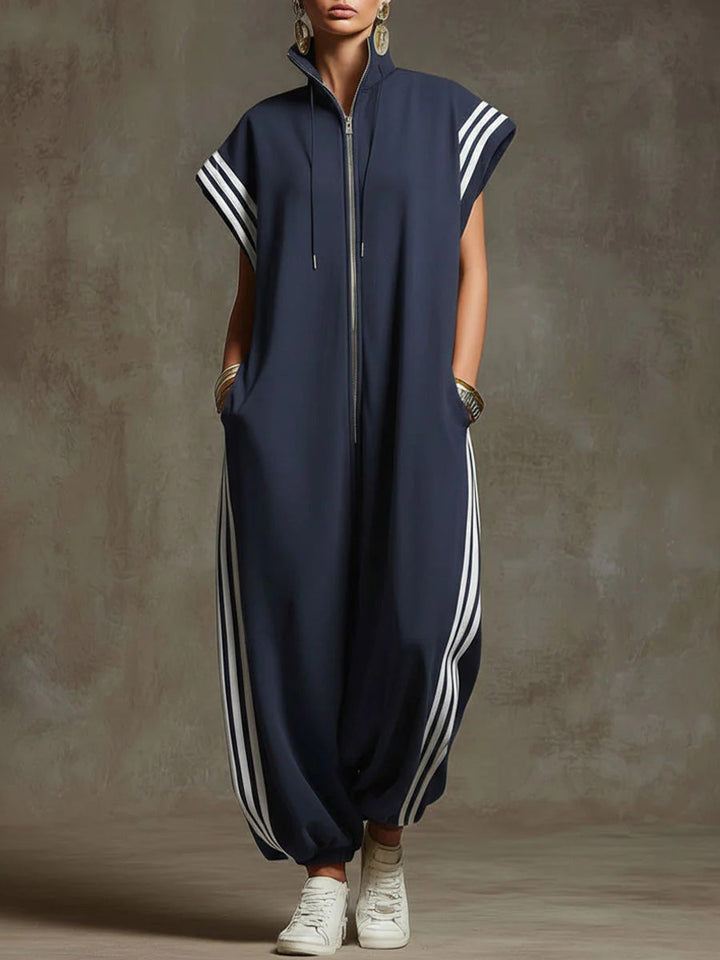 Noémie | Loose-Fitting Jumpsuit with High Neck Casual