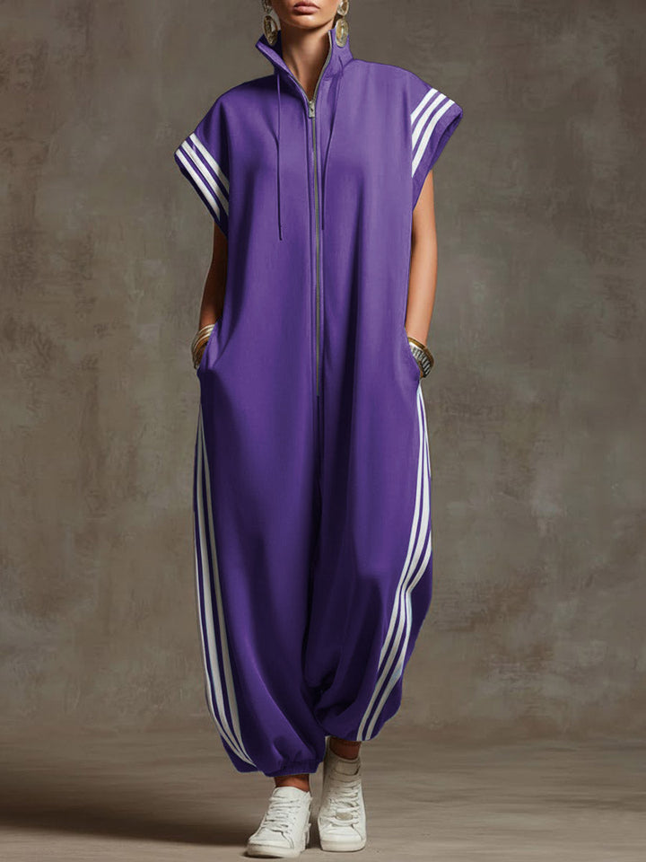 Noémie | Loose-Fitting Jumpsuit with High Neck Casual