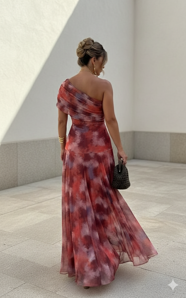 Uma - Flowing wide dress with an elegant design