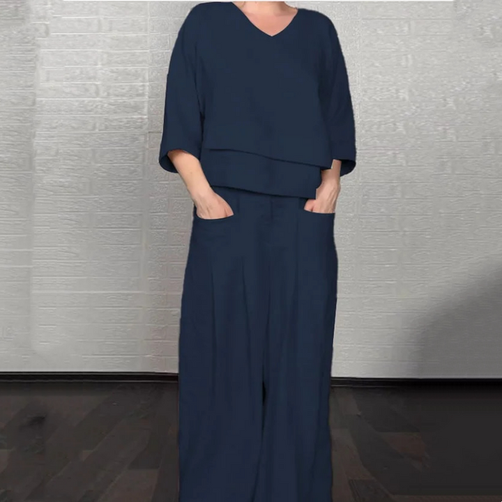 Noa | Wide Minimalist Two-Piece Set