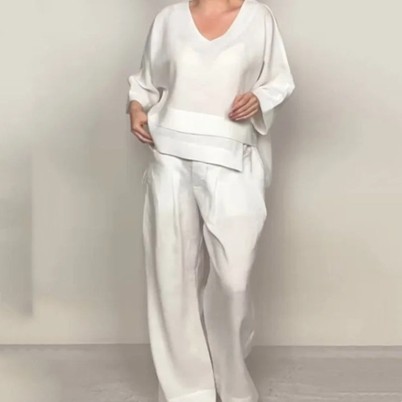 Noa | Wide Minimalist Two-Piece Set