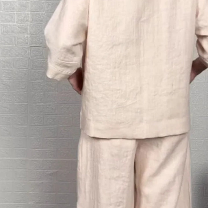 Noa | Wide Minimalist Two-Piece Set