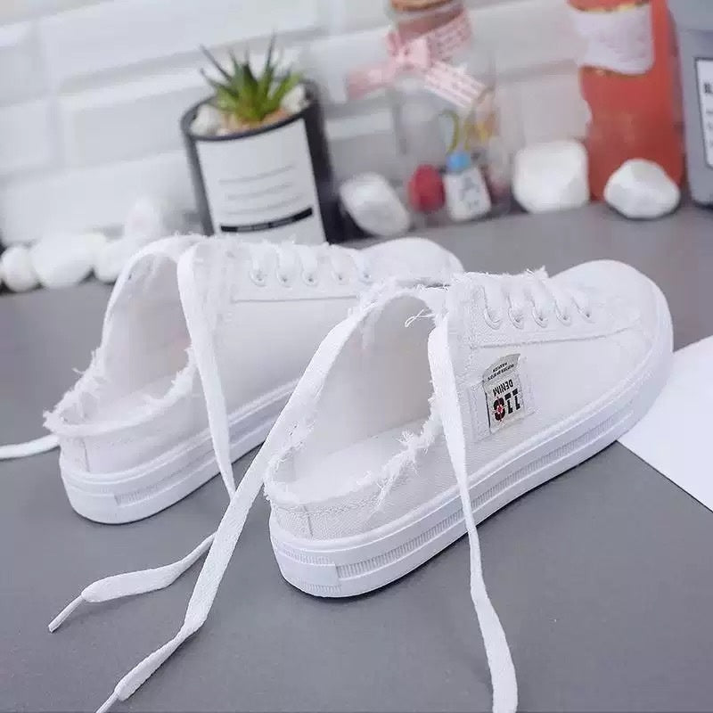 👟 50% OFF! 👖 Women's Denim Mule Sneakers: Easy to Slip On, Comfortable Sole, and Perfect for a Casual Summer Look ☀️
