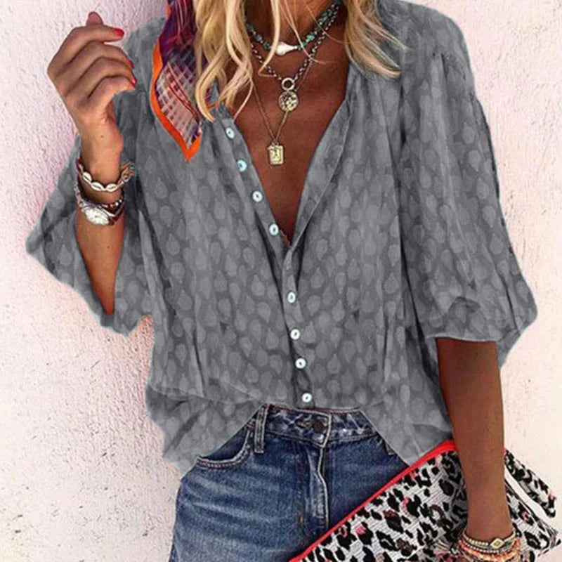 Women's Summer Blouse Billie – Light & Breathable Shirt with Elegant Cut for Hot Days