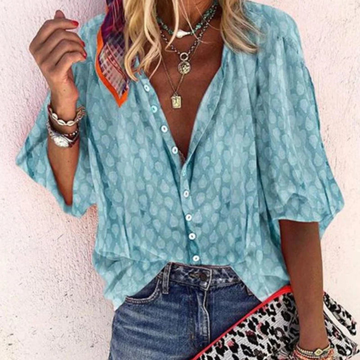 Women's Summer Blouse Billie – Light & Breathable Shirt with Elegant Cut for Hot Days